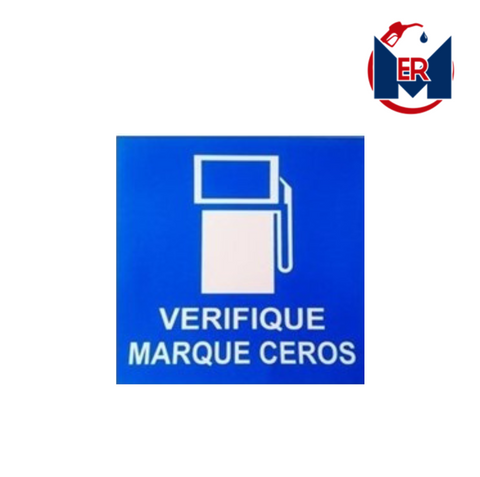 SEÑALAMIENTO VERIFIQUE MARQUE CEROS