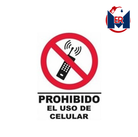 SEÑALAMIENTO PROHIBIDO CELULAR