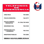 SEÑALAMIENTO  TELEFONOS DE EMERGENCIA