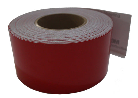 ROLLO CINTA REFLEJANTE PARA HERRADURA (42.50MTS) 3M  COLOR ROJO
