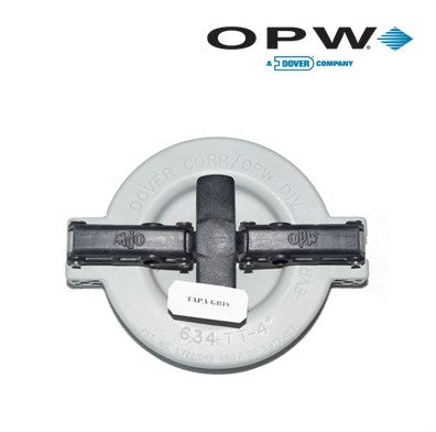 TAPA HERMETICA (GRIS) DE 4" DURATUFF